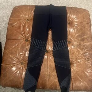 Spanx navy leggings